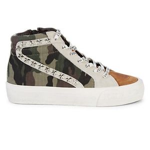 New Vintage Havana camo + suede sneakers